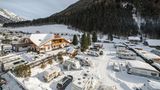 Campingplatz aus der Vogelperspektive