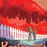 Menschen stehen vor einem Zaun