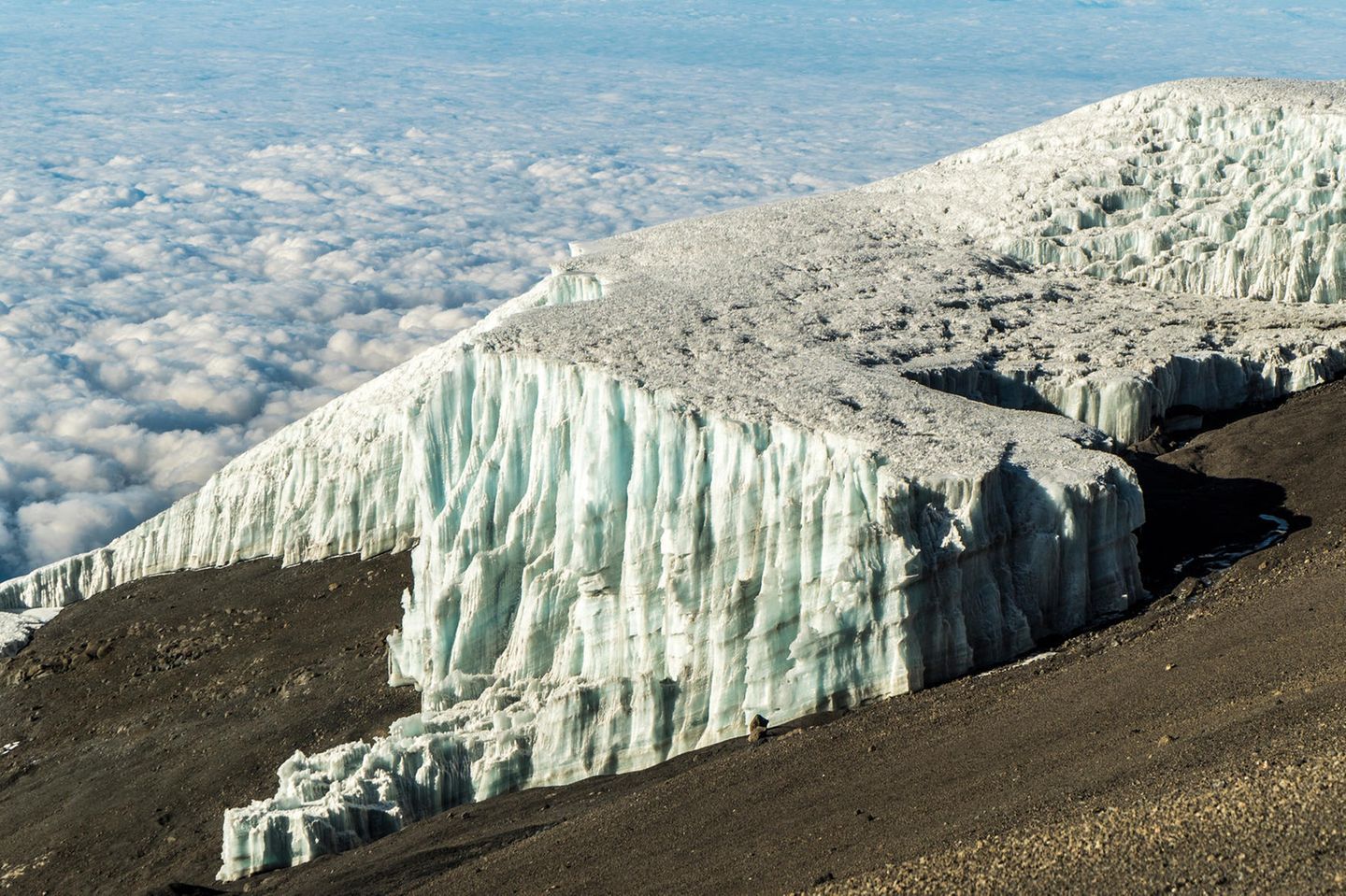 Irrtum 4: In Afrika gibt es keine Gletscher Gletscher in Afrika