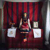 Frau in griechischer Tracht