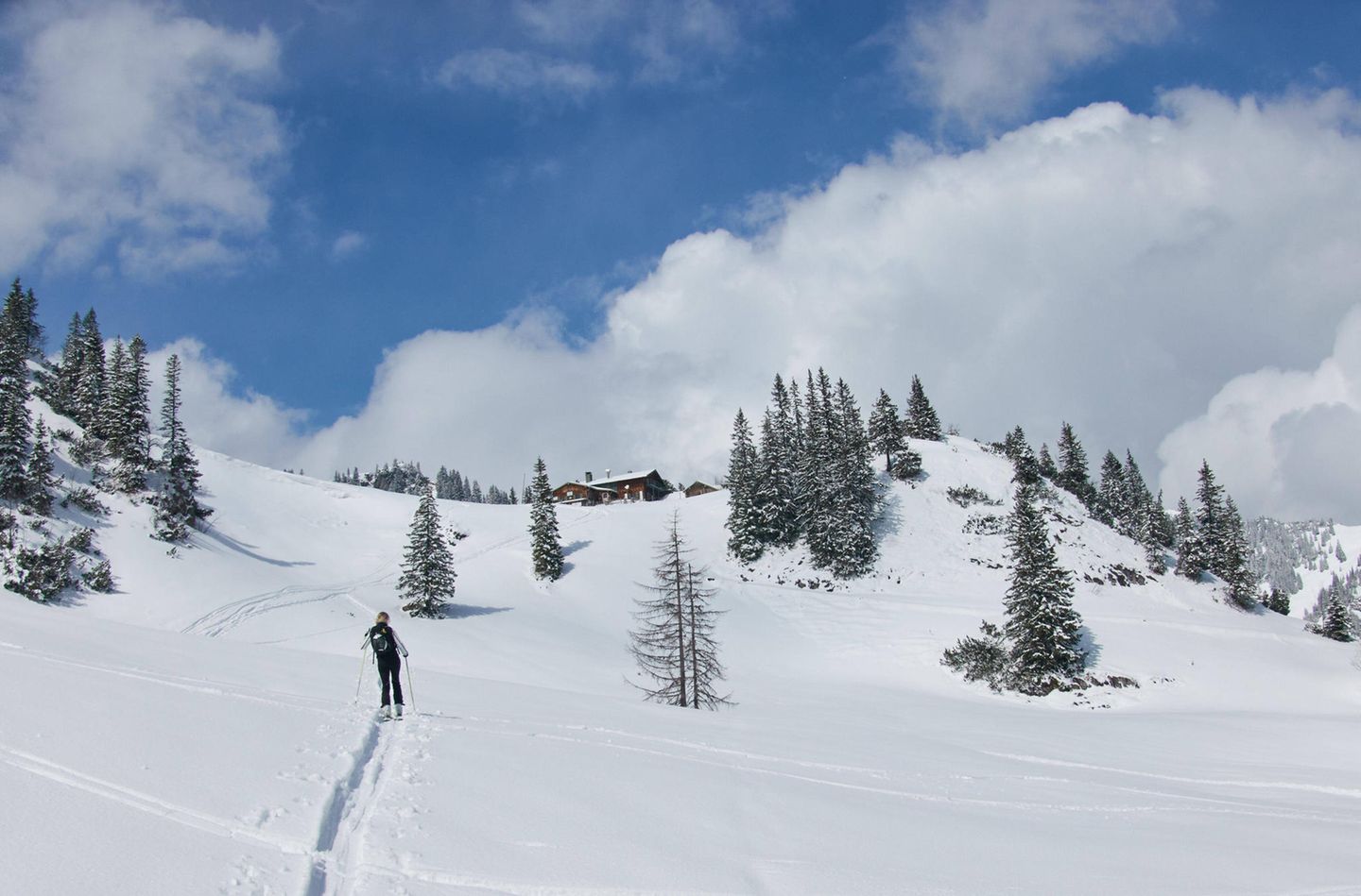 Pistenspaß am Spitzingsee Skigebiet Spitzingsee in den Bayerischen Alpen