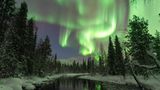 Polarlichter über dem Nationalpark Pallas-Yllästunturi