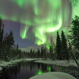 Polarlichter über dem Nationalpark Pallas-Yllästunturi