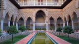 Innenhof des maurischen Königspalast Alcasar