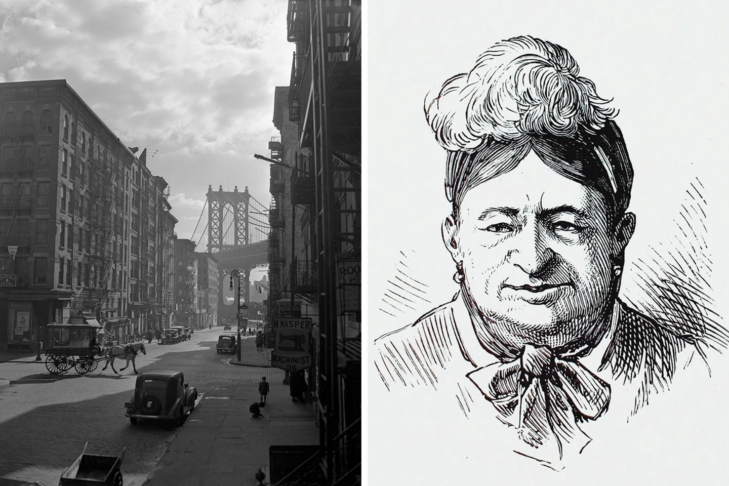 Illustration zeigt Fredericka Mandelbaum