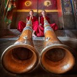 Das Bild zweier Mönche, die gemeinsam musizieren, wurde ebenfalls im Rahmen des Wettbewerbs ausgezeichnet. Fotografiert hat sie Ignacio Palacios aus Spanien.