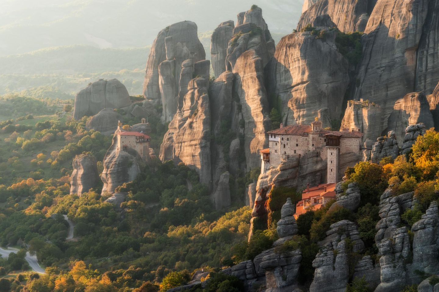Metéora-Felsen, Griechenland Metéora-Felsen, Griechenland