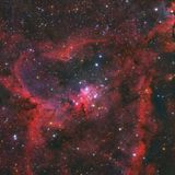 Das passende kosmische Motiv zum Valentinstag bietet der Herznebel IC 1805. Der Emissionsnebel befindet sich bis zu 7500 Lichtjahre von der Erde entfernt in der Sternenkette Kassiopeia, einem typischen Herbststernbild. Aufgrund des Wasserstoffs leuchtet er besonders markant im Bereich des roten Lichts. In seinem Inneren befindet sich …