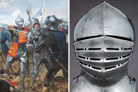 Helm aus der Zeit der Rosenkriege Helm aus der Zeit der Rosenkriege