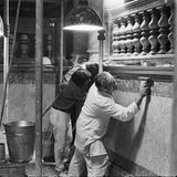 Restaurierung im Innenraum