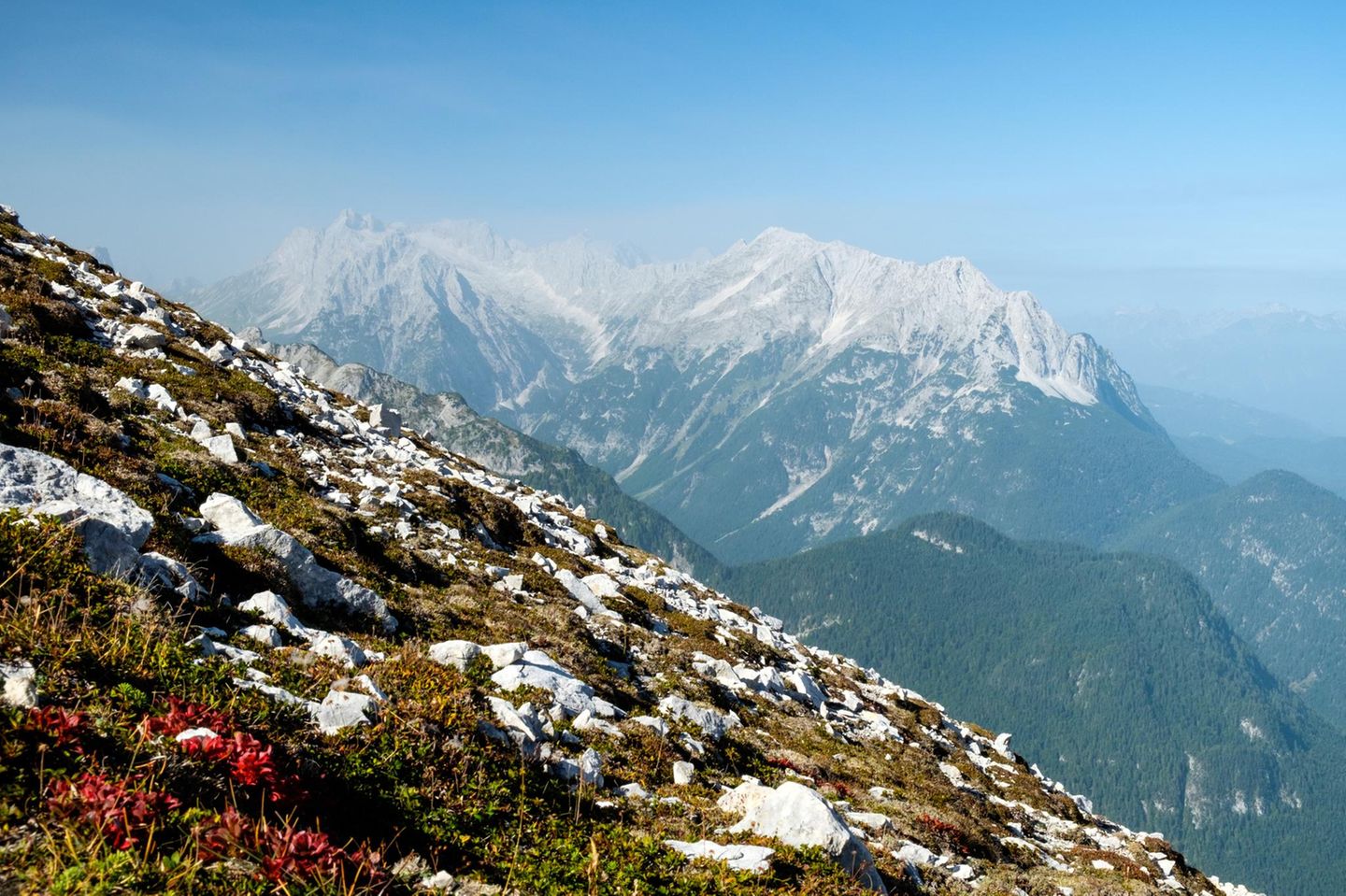 Hochgebirgslandschaft bei Mittenwald