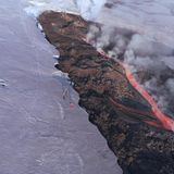 Drohnenaufnahmen des Ätna Ausbruchs