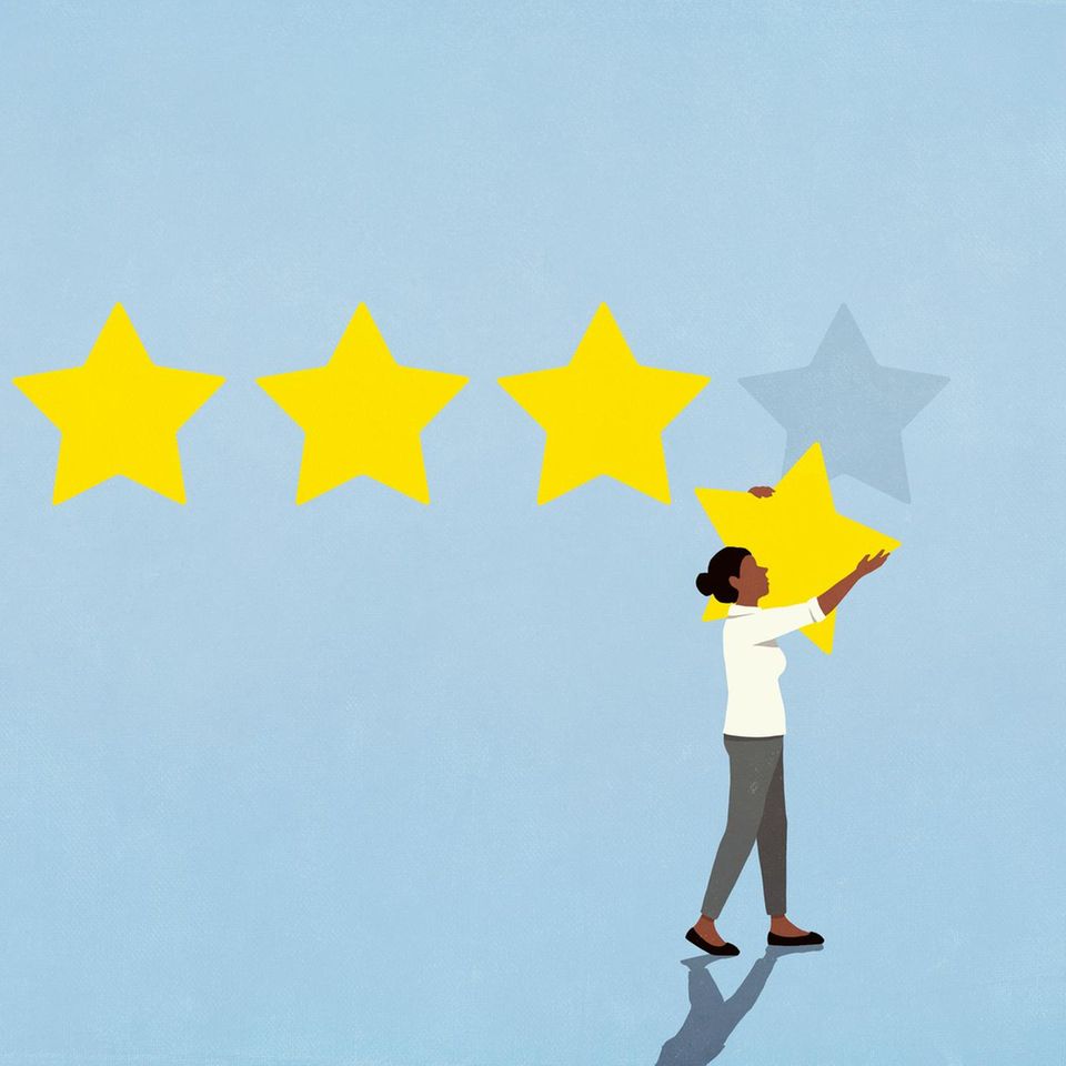 Frau in der Perfektionismus-Falle