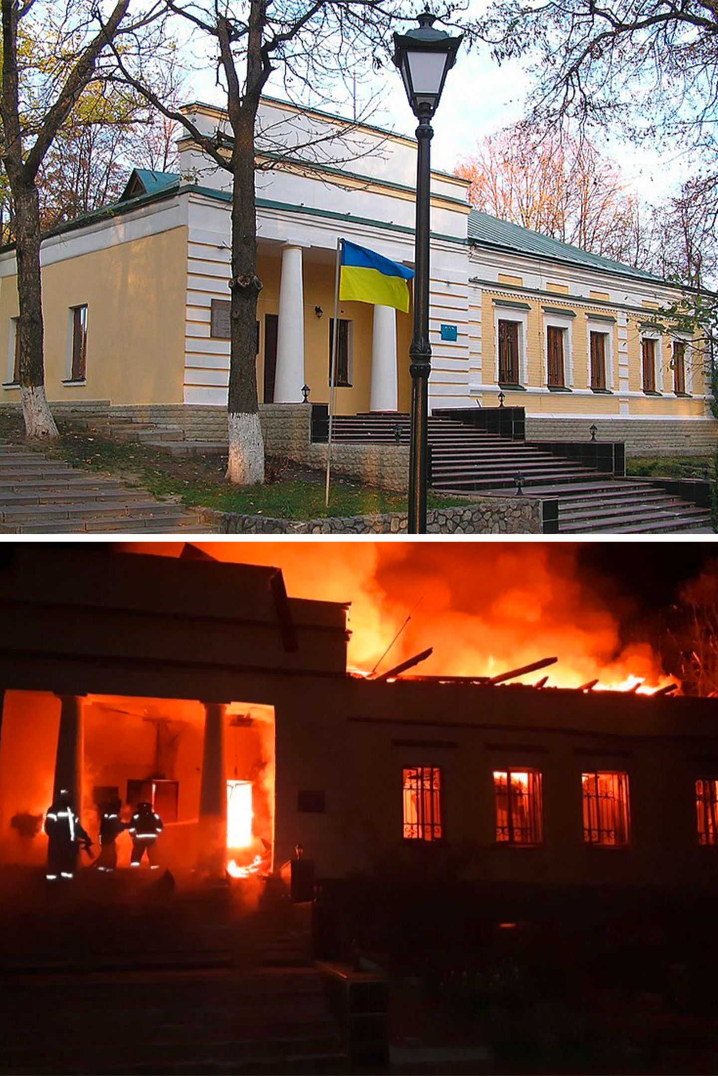 Museum in Flammen
