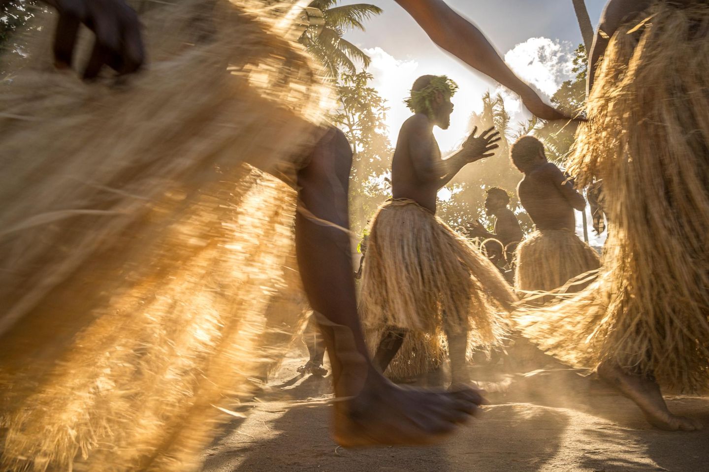 Menschen auf der Insel Tanna (Vanuatu)