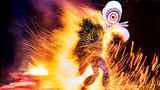 Tavurvur, Papua-Neuguinea   Feuertanz