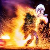 Tavurvur, Papua-Neuguinea   Feuertanz