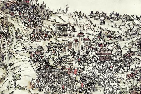 Illustration Reichsstädte und Adeligen Söldner