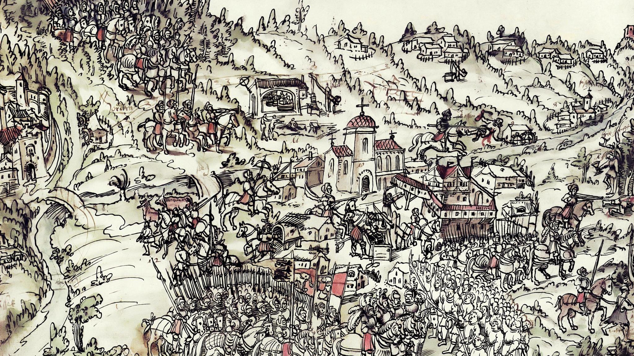 Illustration Reichsstädte und Adeligen Söldner