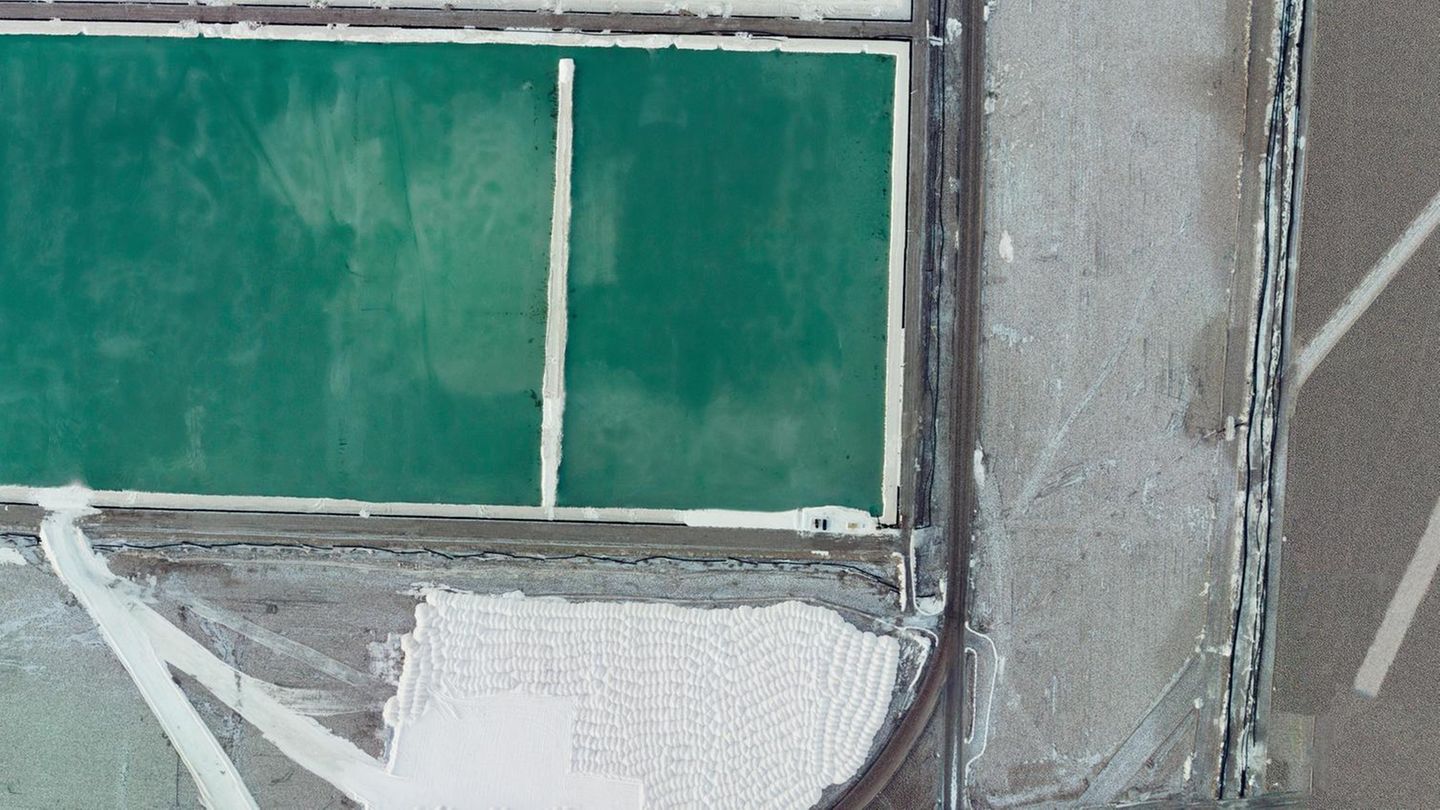 Verdunstungsbecken Lithium