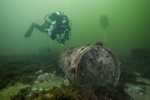 Die "Kolberger Heide" in der Kieler Bucht ist ein besonders stark mit Munitionsresten belastetes Meeresgebiet