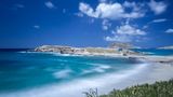 Strand bei Lefkos auf Karpathos, Griechenland
