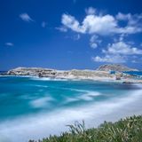 Strand bei Lefkos auf Karpathos, Griechenland