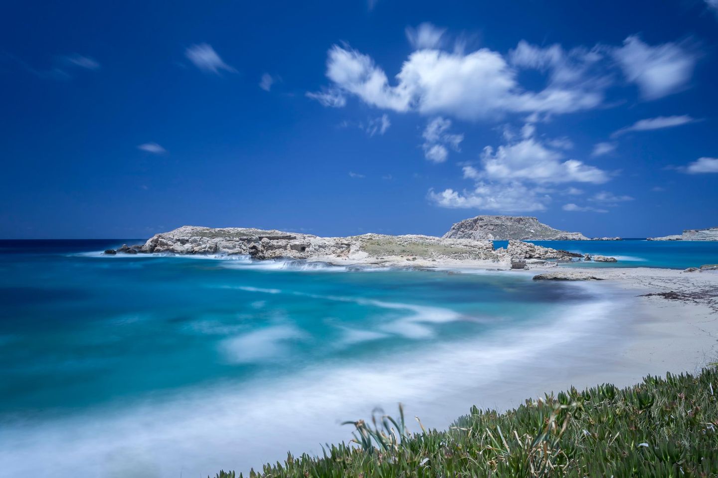 Strand bei Lefkos auf Karpathos, Griechenland