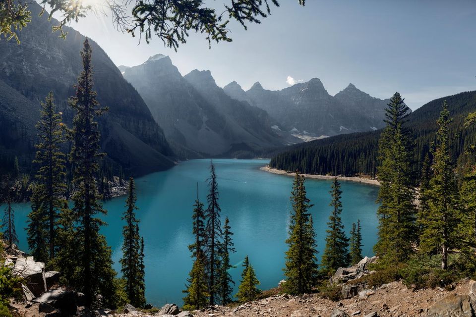 Moraine Lake, Banff Nationalpark, Alberta, Kanada 1.8551