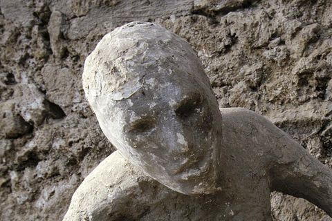 Toter in Pompeji