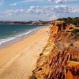 Strand von Falesia , Albufeira in Portugal