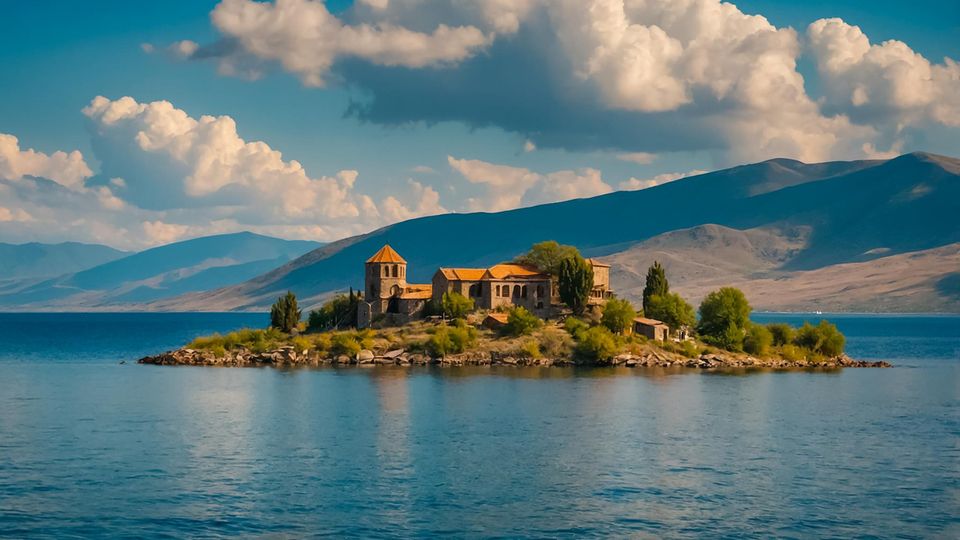 Der Sewansee ist der größte Süßwassersee Armeniens