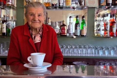 Italiens älteste Barista Anna Possi