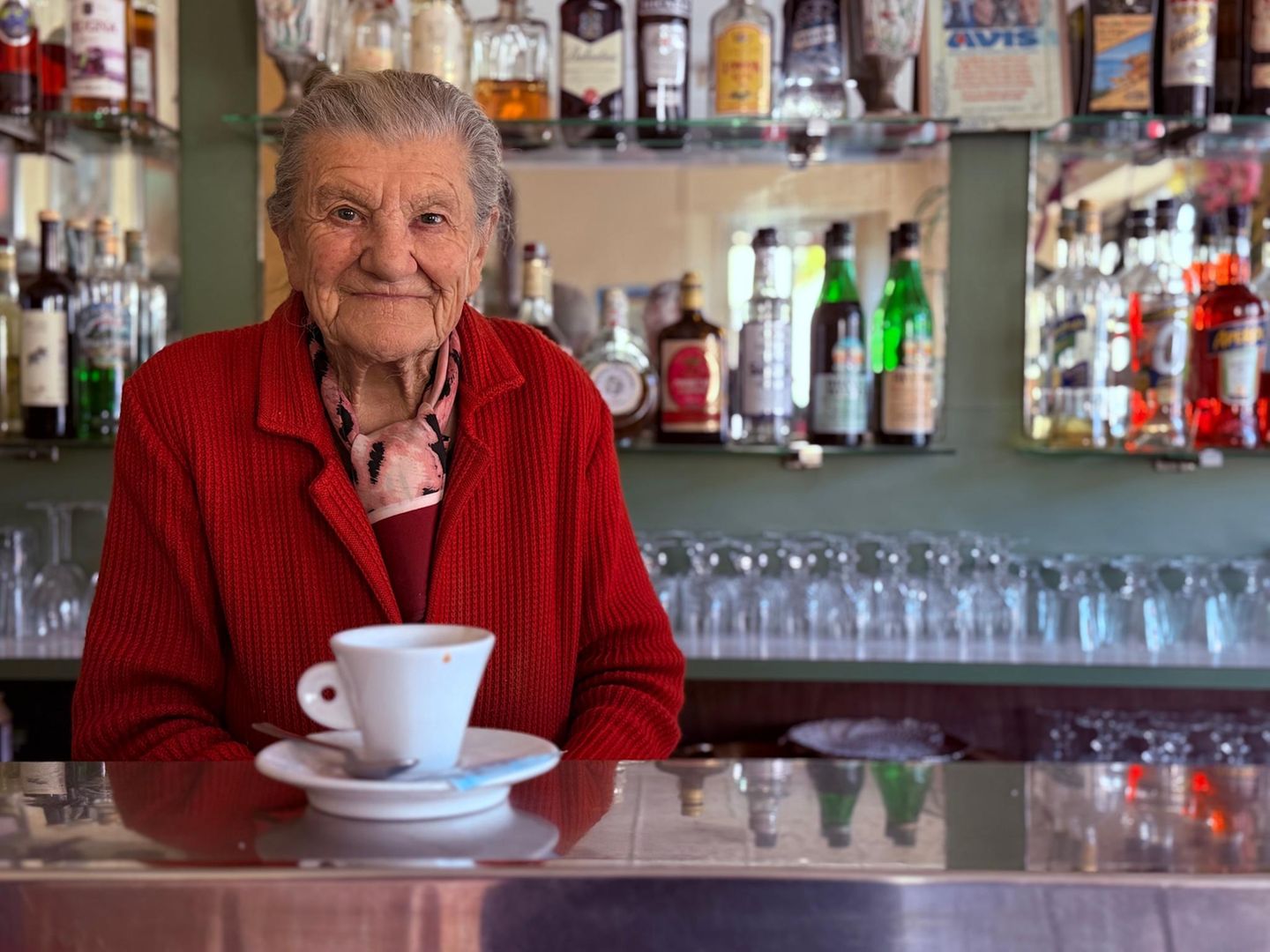 Italiens älteste Barista Anna Possi