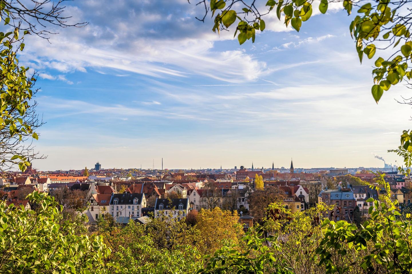 Blick auf Halle