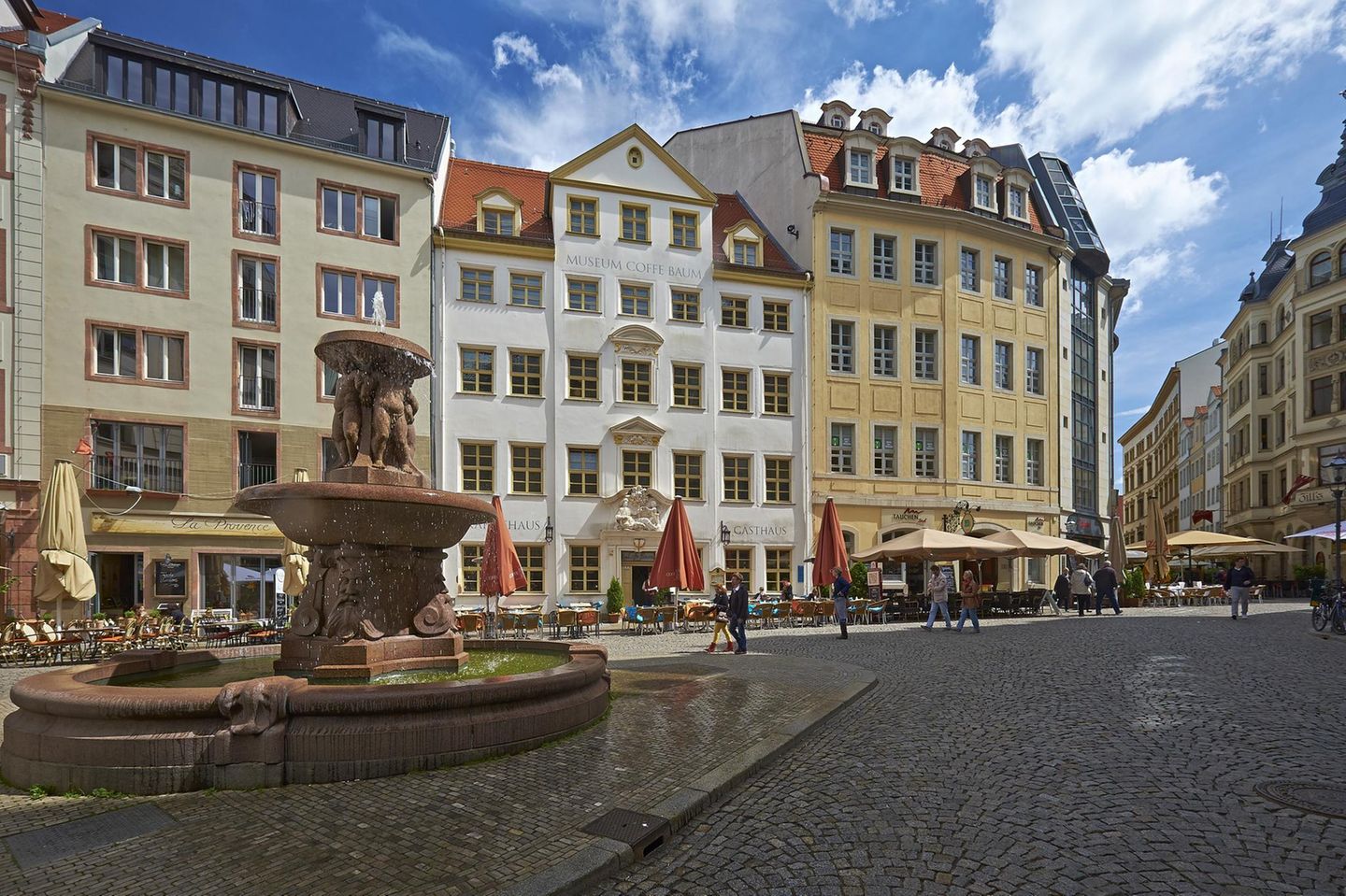 Alte Häuser in Leipzig