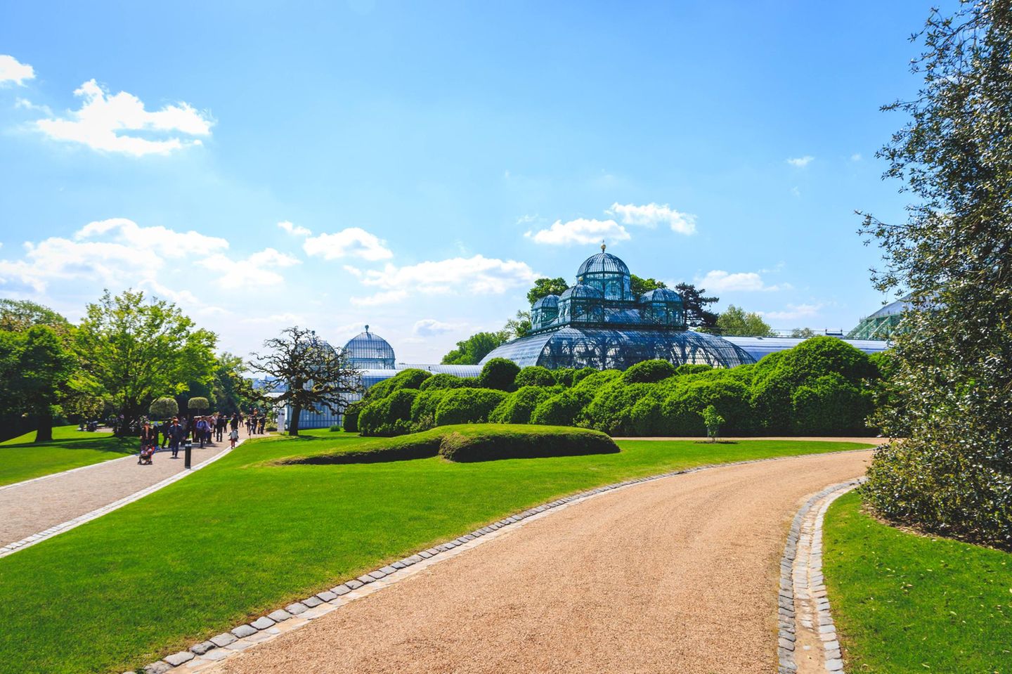 Der Laekener Park im Brüsseler Ortsteil Laeken