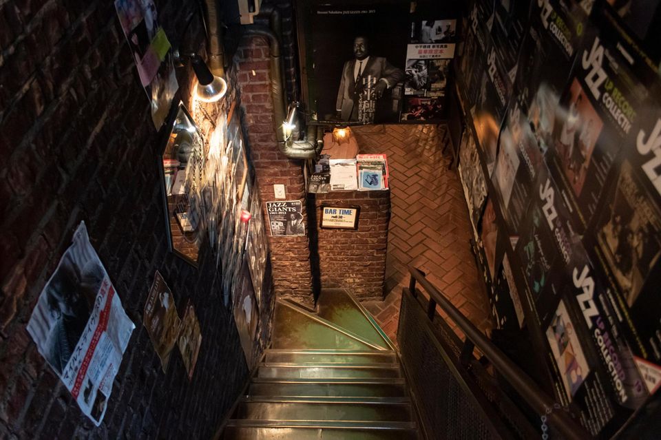 Treppe der "Dug" Jazz Cafe und Bar