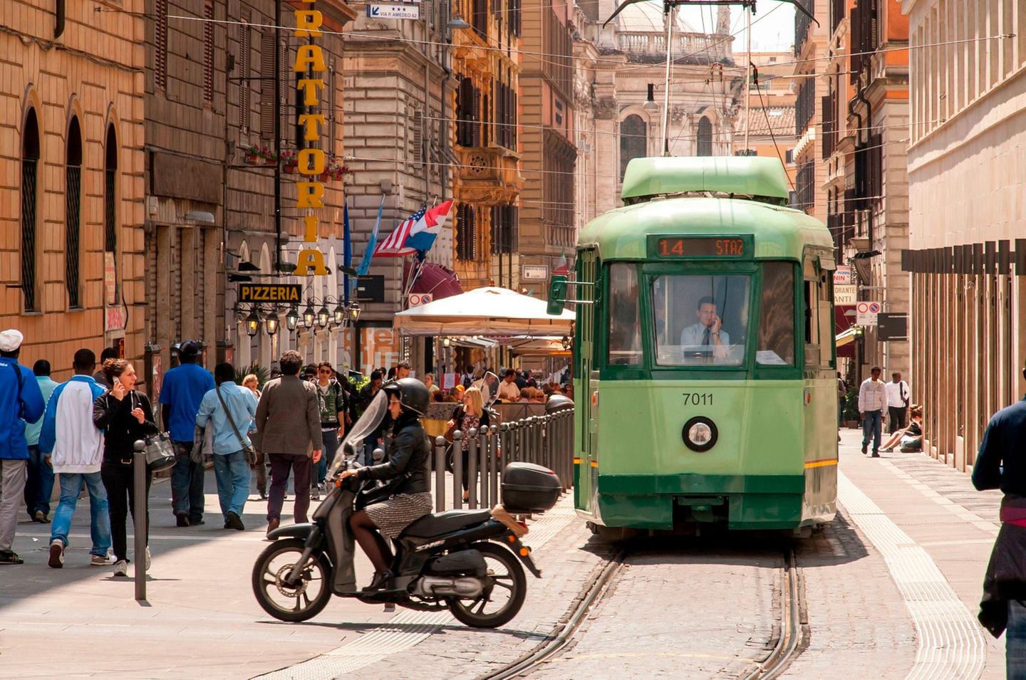 Tram in Rom