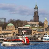 Landungsbrücken in Hamburg
