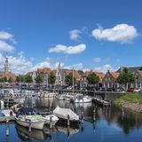 Marina und historische Altstadt in Veere