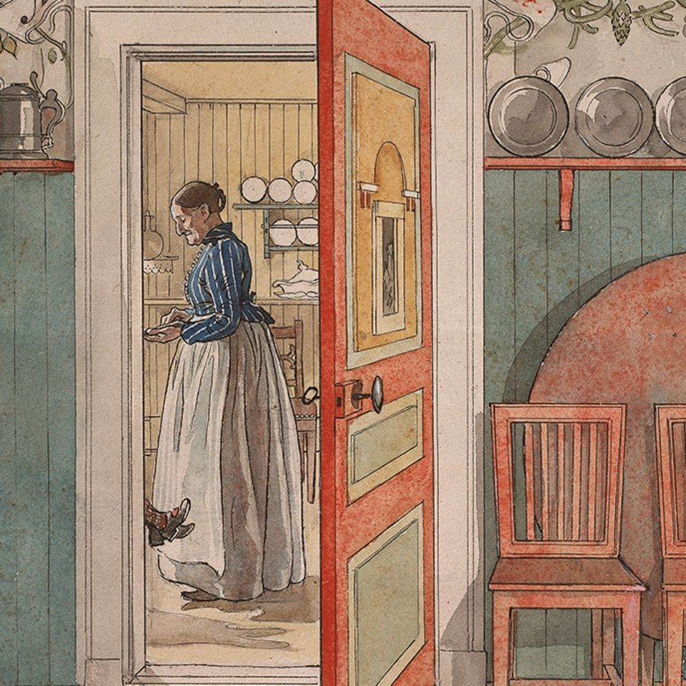 Das ländliche Schweden dient Lindgren – hier 1952 fotografiert – für viele ihrer Geschichten als Schauplatz