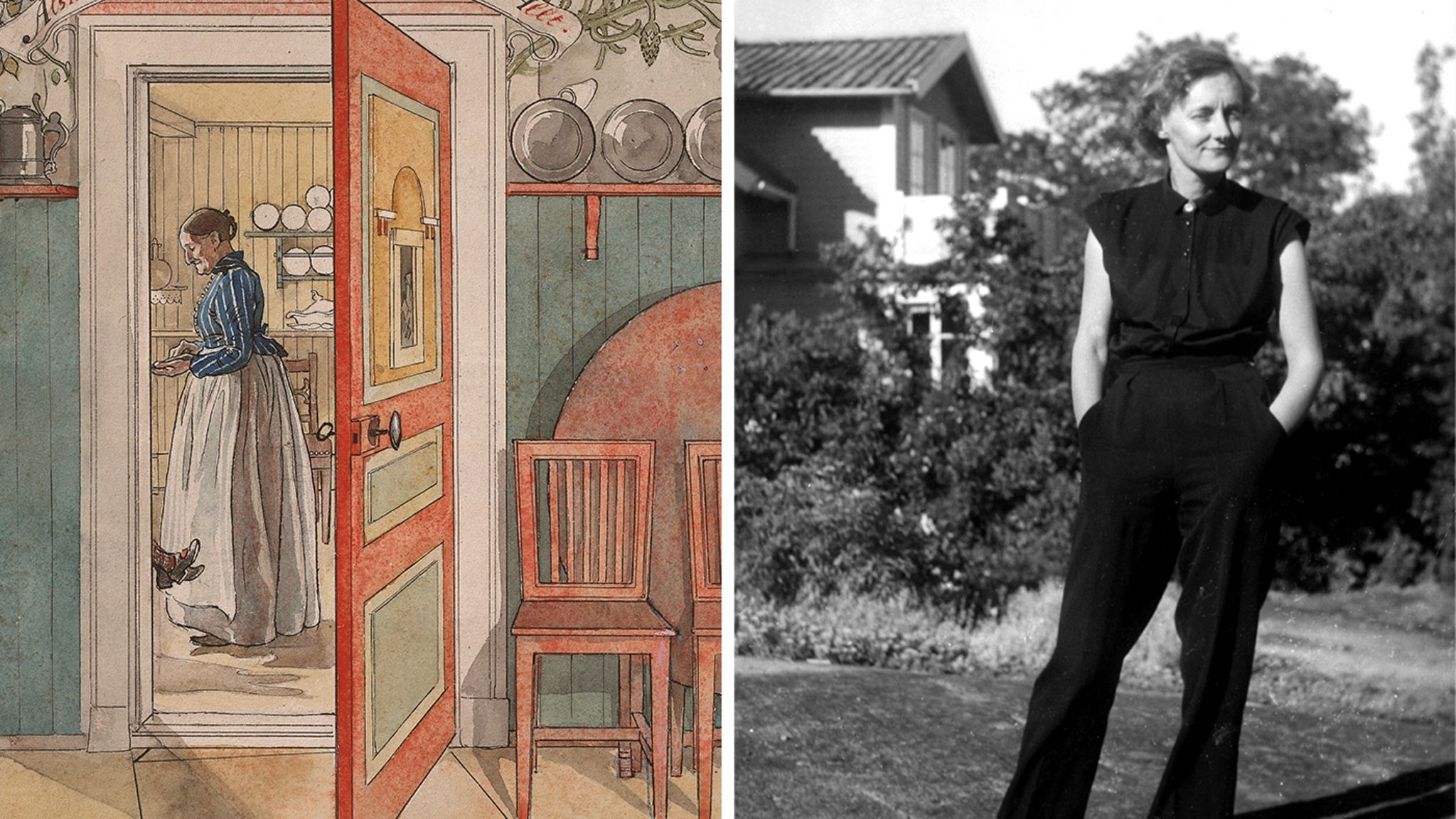 Das ländliche Schweden dient Lindgren – hier 1952 fotografiert – für viele ihrer Geschichten als Schauplatz