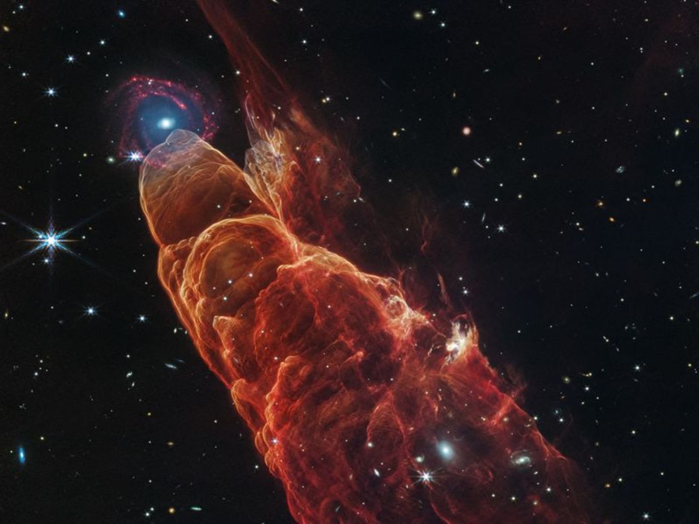 Kosmischer Wirbelsturm