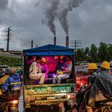 Minenarbeiter in Indonesien