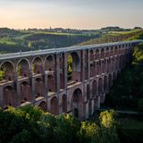 Göltzschtalbrücke - biggest brick stone bridge in the world - Ziegelsteinbrücke