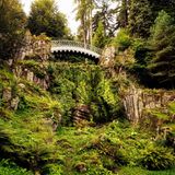The devils bridge in the Bergpark Wilhelmshöhe near Kassel