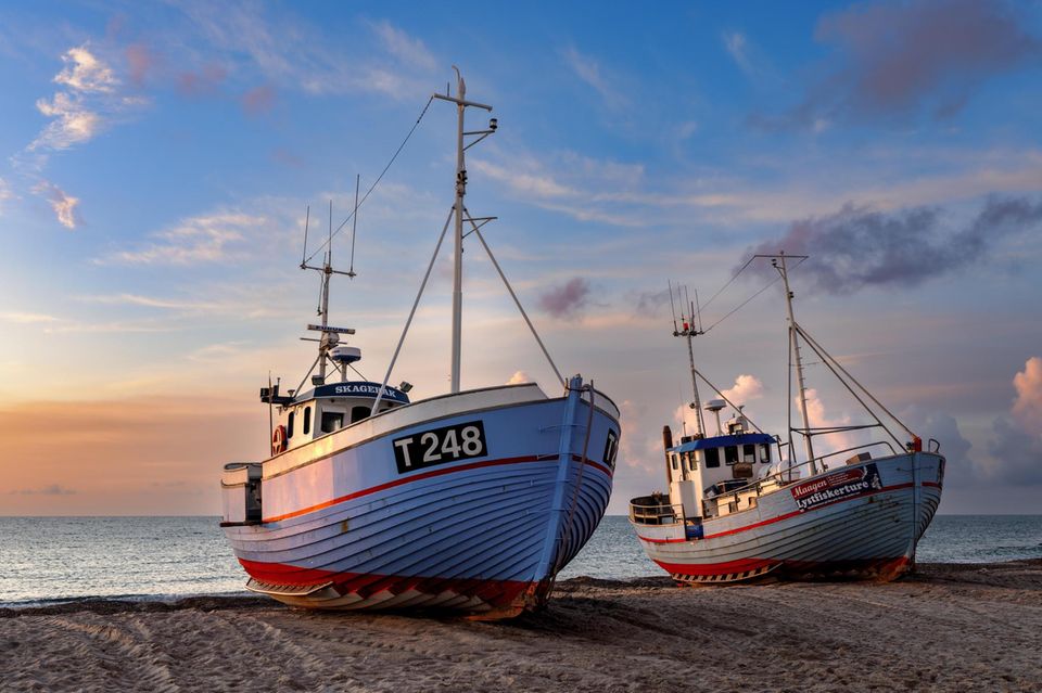 Fischerboote am Strand 1.4993
