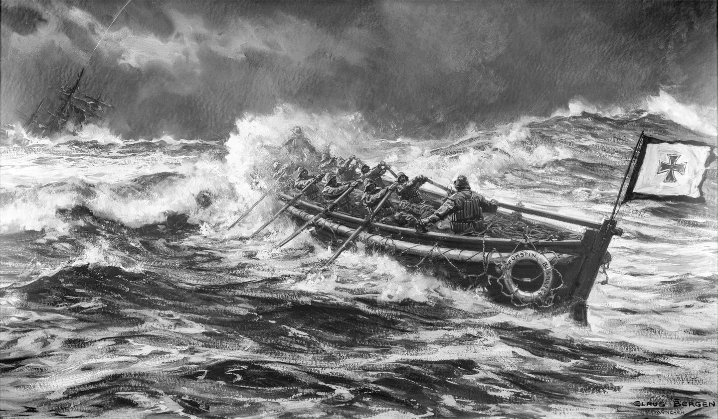 Ruderrettungsboot der Deutschen Gesellschaft zur Rettung Schiffbrüchiger