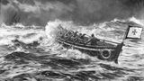 Ruderrettungsboot der Deutschen Gesellschaft zur Rettung Schiffbrüchiger
